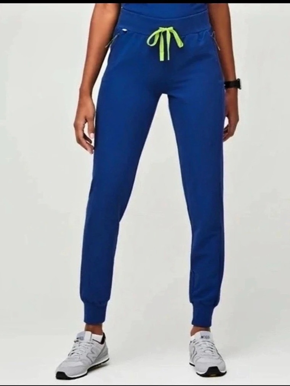 FIGS Boston Skinny Scrub Jogger electric Blue Jogger Pants